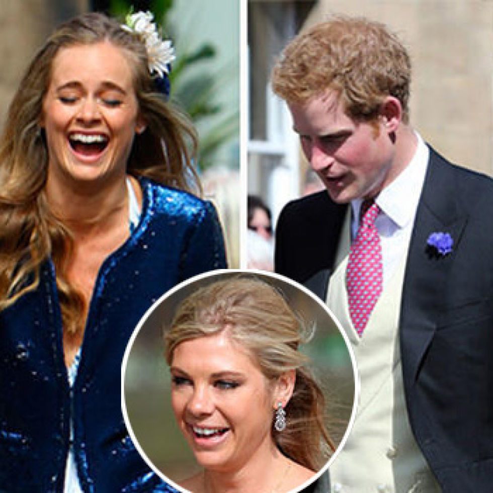 Enrique de Gales y Cressida Bonas y Chelsy Davy antiguas novias